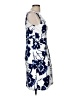 AGB Print Blue Cocktail Dress Size 8 - photo 4