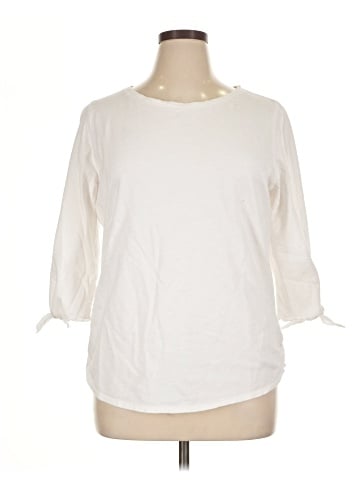 Hot Cotton 3/4 Sleeve T-Shirt (view 1)