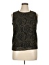 Anthony Richards 100% Polyester Black Sleeveless Top Size 14 (petite) - photo 1