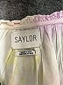 Saylor 100% Viscose Tie-dye Ivory Long Sleeve Blouse Size S - photo 7