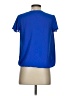 Esley 100% Polyester Blue Short Sleeve Blouse Size S - photo 2