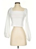 Shein White 3/4 Sleeve Blouse Size S - photo 1
