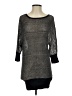 Frenchi 100% Cotton Metallic Gray Pullover Sweater Size S - photo 1