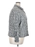 Blair 100% Cotton Houndstooth Gray Long Sleeve Button-Down Shirt Size 2X - photo 4