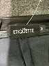 Etiquette Metallic Black Shorts Size M - photo 3