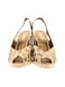 Chico's Animal Print Tan Gold Wedges Size 10 - photo 2