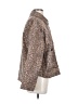 Noisy May Animal Print Brown Coat Size XS - photo 4