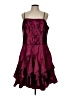 Assorted Brands 100% Polyester Burgundy Cocktail Dress Size 12 - photo 1