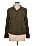 Samsoe Samsoe Animal Print Gold Yellow Long Sleeve Blouse Size L - photo 1