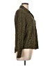 Samsoe Samsoe Animal Print Gold Yellow Long Sleeve Blouse Size L - photo 4