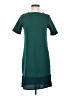 Assorted Brands Color Block Teal Casual Dress Size S - photo 1