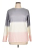 Unbranded 100% Polyester Color Block Gray Long Sleeve Top Size XL - photo 1