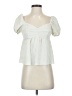 Shein 100% Polyester Ivory Short Sleeve Blouse Size 4 - photo 1
