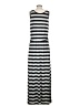 Fever Stripes Gray Casual Dress Size S - photo 2