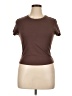 better / together Brown Short Sleeve Top Size XL - photo 1