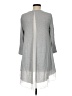 Bar III Gray 3/4 Sleeve Top Size M - photo 2
