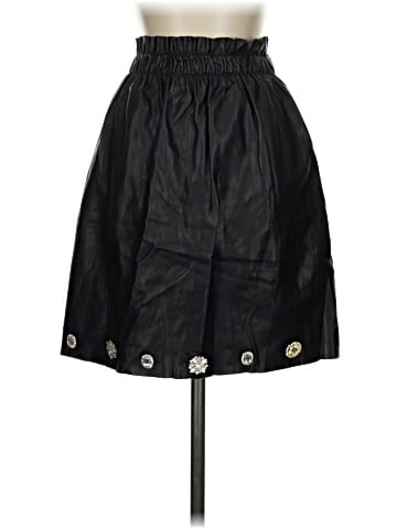 Saks Fifth Avenue Faux Leather Skirt (view 1)