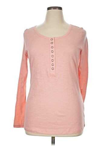 Route 66 Long Sleeve Henley (view 1)