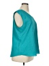 Covington 100% Polyester Teal Short Sleeve Top Size XL - photo 4