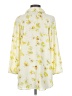 CAbi 100% Polyester Floral Yellow 3/4 Sleeve Blouse Size XS - photo 2