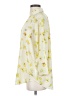 CAbi 100% Polyester Floral Yellow 3/4 Sleeve Blouse Size XS - photo 5