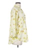 CAbi 100% Polyester Floral Yellow 3/4 Sleeve Blouse Size XS - photo 4
