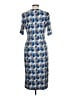 Boden Print Blue Cocktail Dress Size 12 long - photo 2