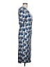 Boden Print Blue Cocktail Dress Size 12 long - photo 4