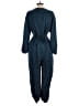 By Anthropologie Chevron-herringbone Blue Jumpsuit Size XS - photo 2