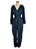 By Anthropologie Chevron-herringbone Blue Jumpsuit Size XS - photo 1