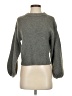 Express Solid Gray Turtleneck Sweater Size XS - photo 1