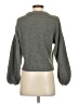 Express Solid Gray Turtleneck Sweater Size XS - photo 2