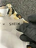 Shein Animal Print Gold White Swimsuit Top Size M - photo 3