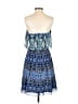 Eliza J 100% Polyester Paisley Blue Casual Dress Size 2 - photo 2