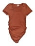OQQ Brown Orange Short Sleeve Top Size M - photo 1