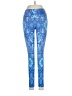 Liquido Print Blue Yoga Pants Size M - photo 1