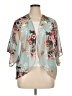 Unbranded 100% Polyester Teal Cardigan Size XL - photo 1