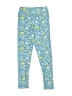Lularoe Print Blue Active Pants Size Small kids - Medium kids - photo 2