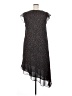 Mlle Gabrielle 100% Polyester Paisley Black Casual Dress Size 18 - photo 2