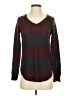 Tribal Tie-dye Burgundy Pullover Sweater Size S - photo 1