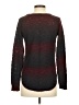 Tribal Tie-dye Burgundy Pullover Sweater Size S - photo 2