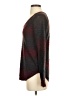 Tribal Tie-dye Burgundy Pullover Sweater Size S - photo 5