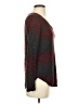 Tribal Tie-dye Burgundy Pullover Sweater Size S - photo 4
