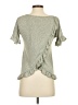 ModCloth Tweed Green Short Sleeve T-Shirt Size XXS - photo 2