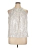 Unbranded 100% Polyester Silver Sleeveless Blouse Size XL - photo 1