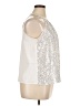 Unbranded 100% Polyester Silver Sleeveless Blouse Size XL - photo 4