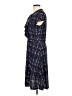 Tory Burch 100% Rayon Tweed Blue Casual Dress Size L - photo 5