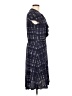 Tory Burch 100% Rayon Tweed Blue Casual Dress Size L - photo 4