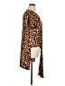 Ashley Stewart Animal Print Brown Short Sleeve Blouse Size 1X - photo 4