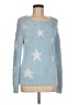 SOHO Apparel Ltd Stars Blue Pullover Sweater Size M - photo 1